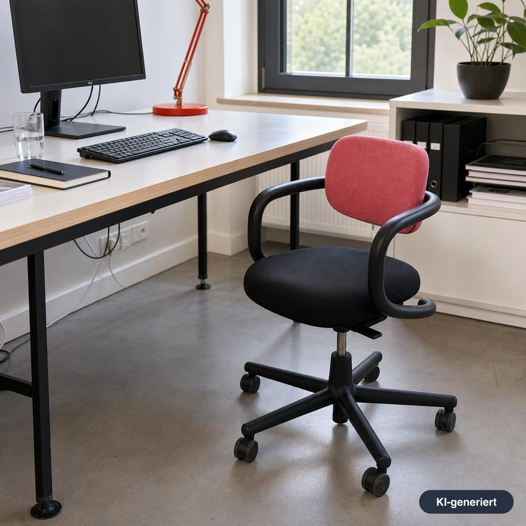 Vitra Allstar Bürostuhl Schwarz/Rosa
