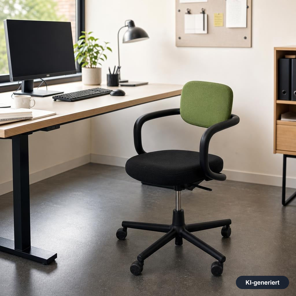Vitra Allstar Bürostuhl Schwarz/Grün