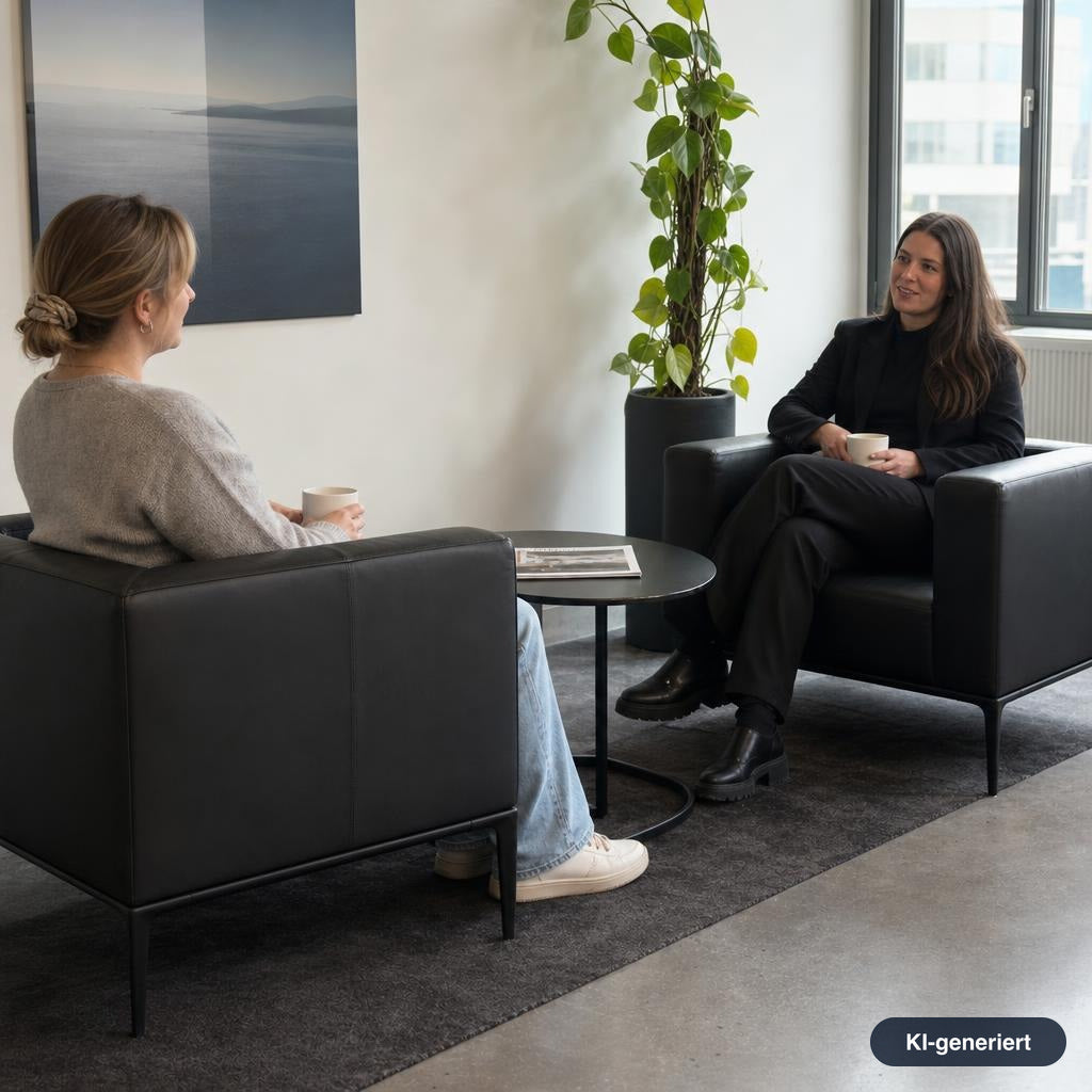Walter Knoll Jaan Sessel Leder schwarz