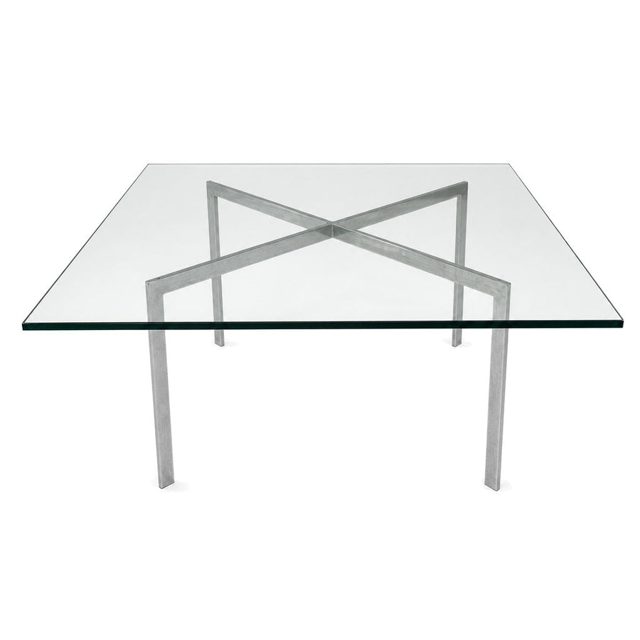 Knoll International Barcelona Couchtisch (neue Glasplatte)