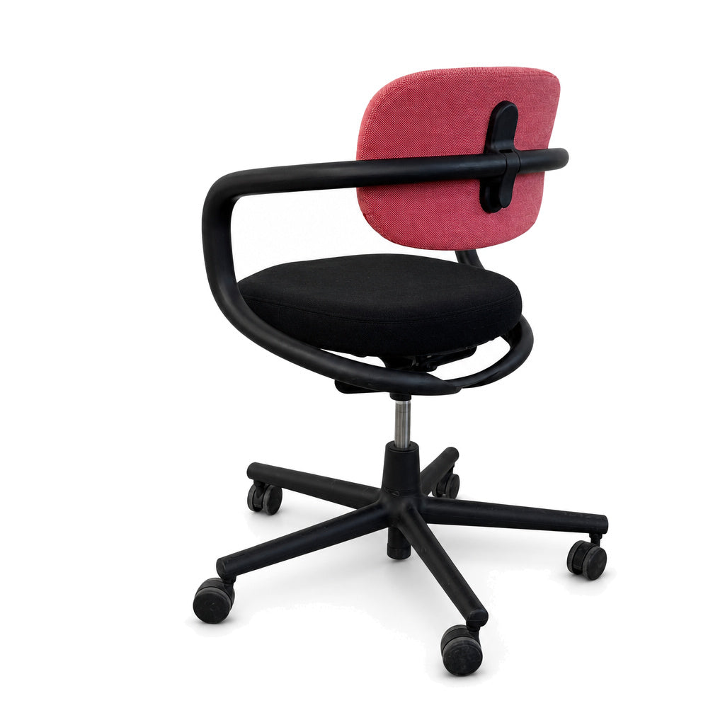Vitra Allstar Bürostuhl Schwarz/Rosa