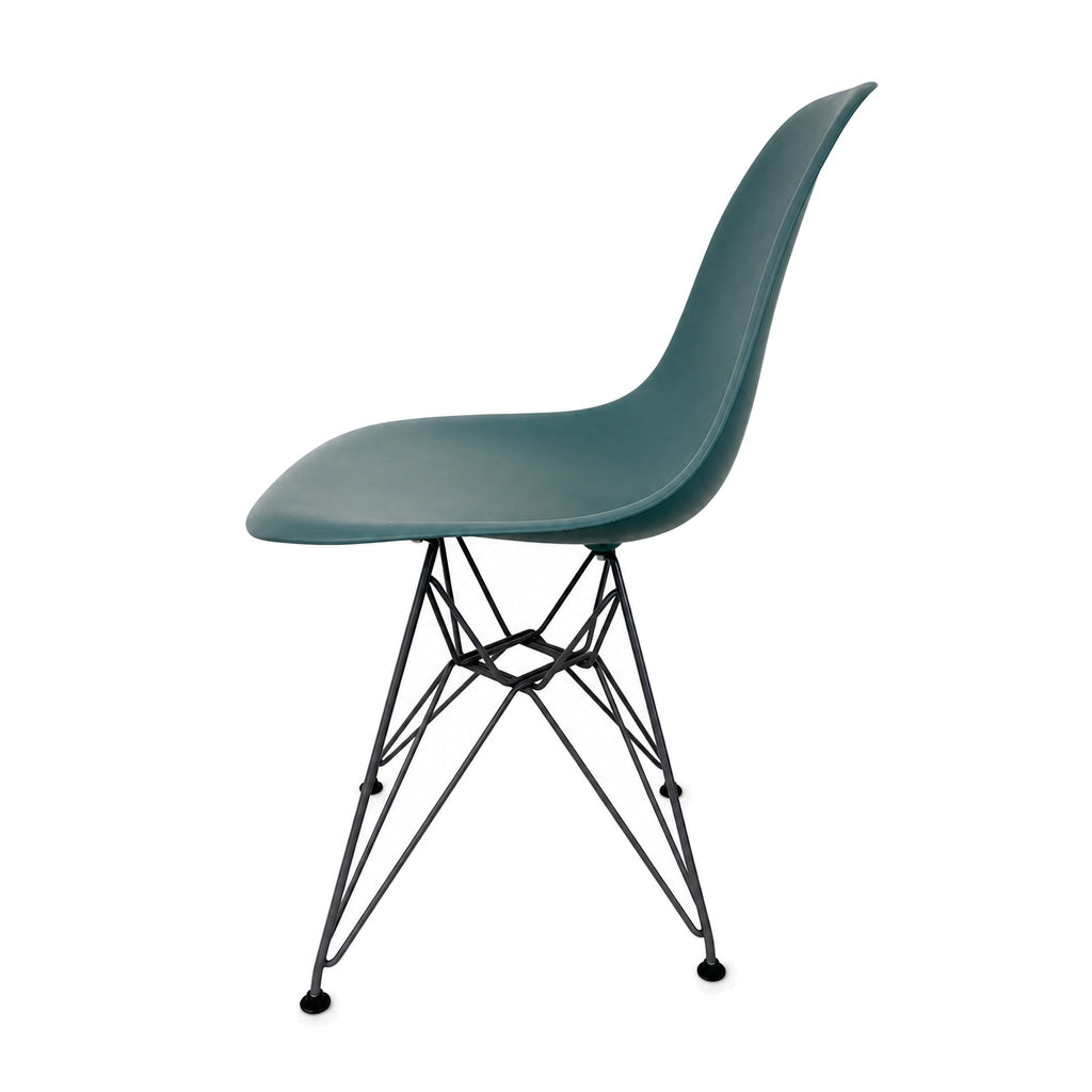 Vitra DSR Dunkelgrün/Türkis