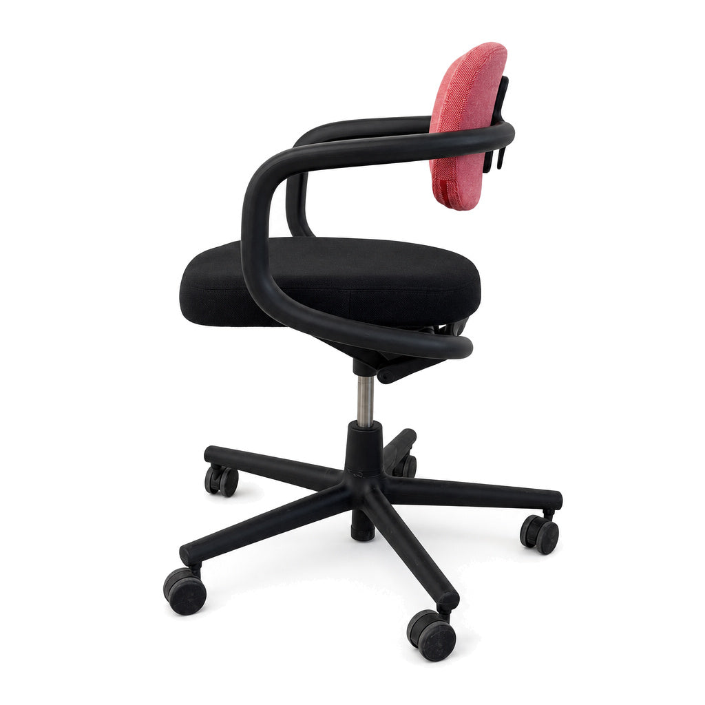 Vitra Allstar Bürostuhl Schwarz/Rosa