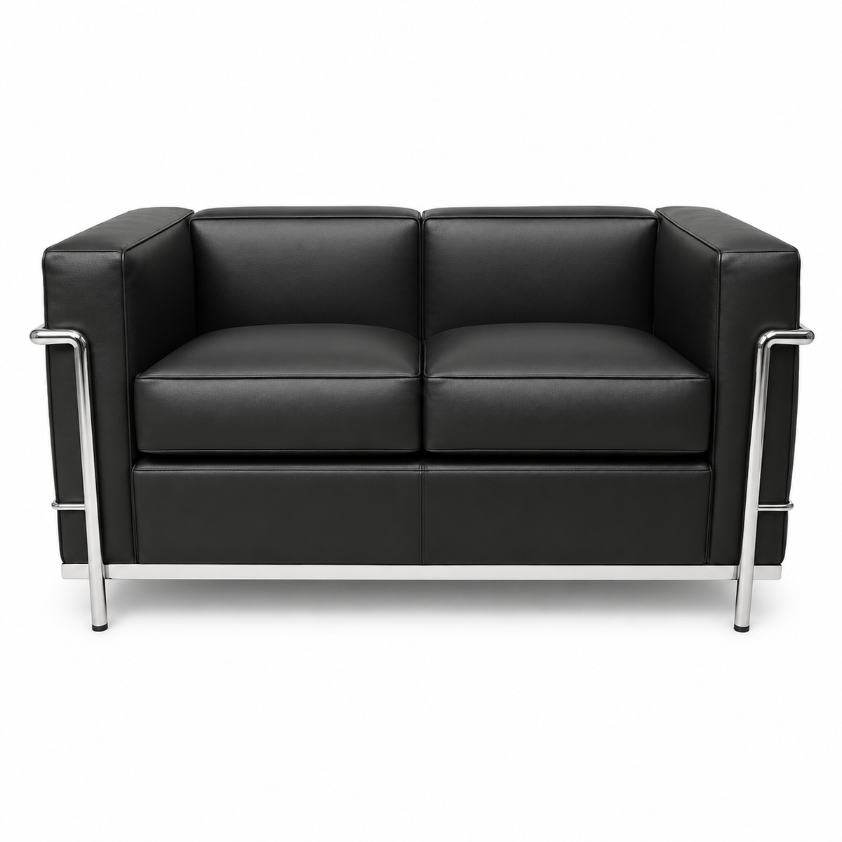 Cassina LC2 2-Sitzer Leder schwarz