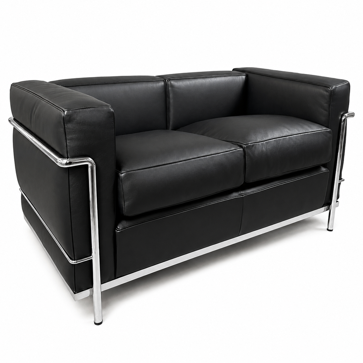 Cassina LC2 2-Sitzer Leder schwarz