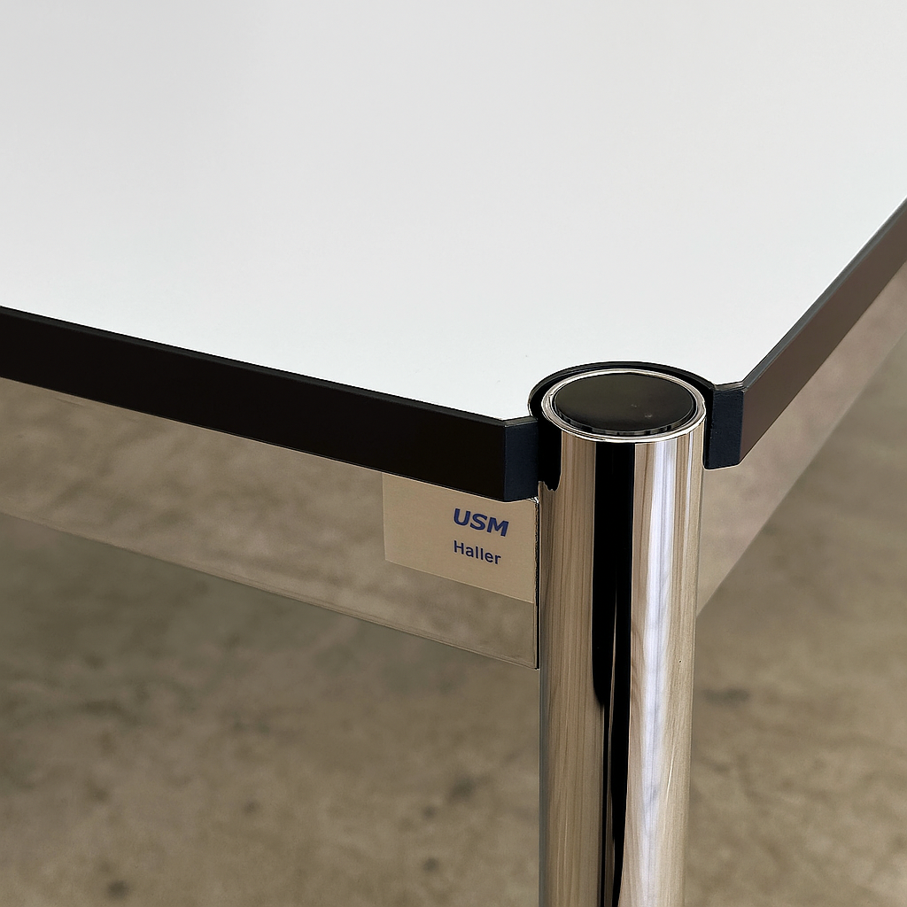 USM Haller Tisch 175x75cm perlgrau/weiß
