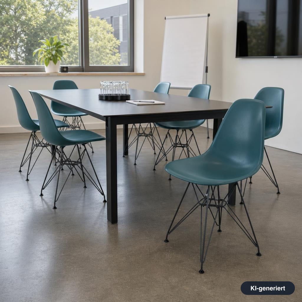 Vitra DSR Dunkelgrün/Türkis