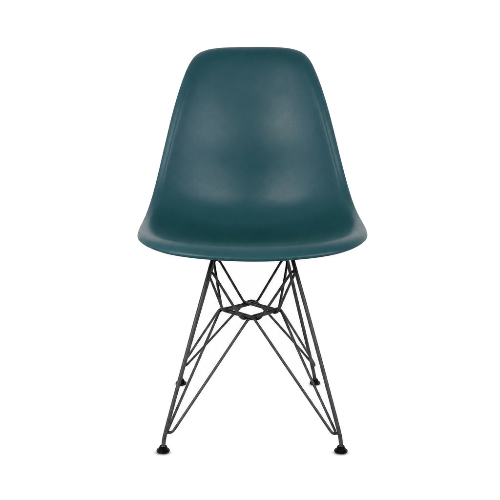 Vitra DSR Dunkelgrün/Türkis