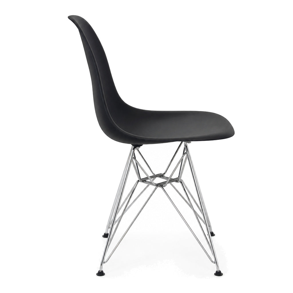 Vitra Eames Plastic Side Chair DSR schwarz