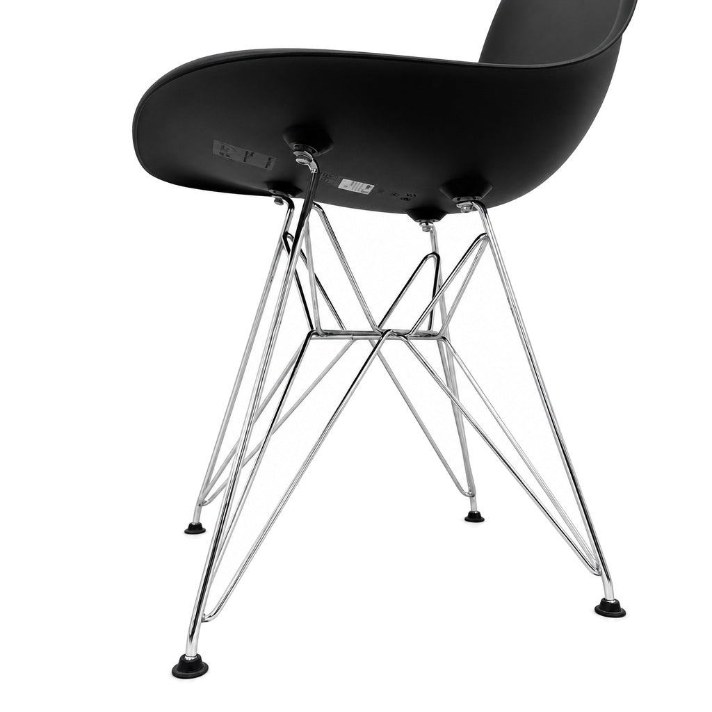Vitra Eames Plastic Side Chair DSR schwarz